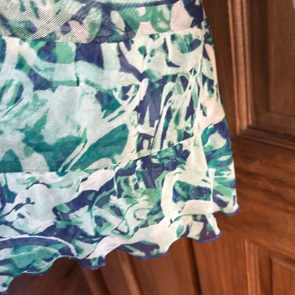 NWOT Attitudes by Renee Como sheer stretch coverup L - Picture 4 of 7